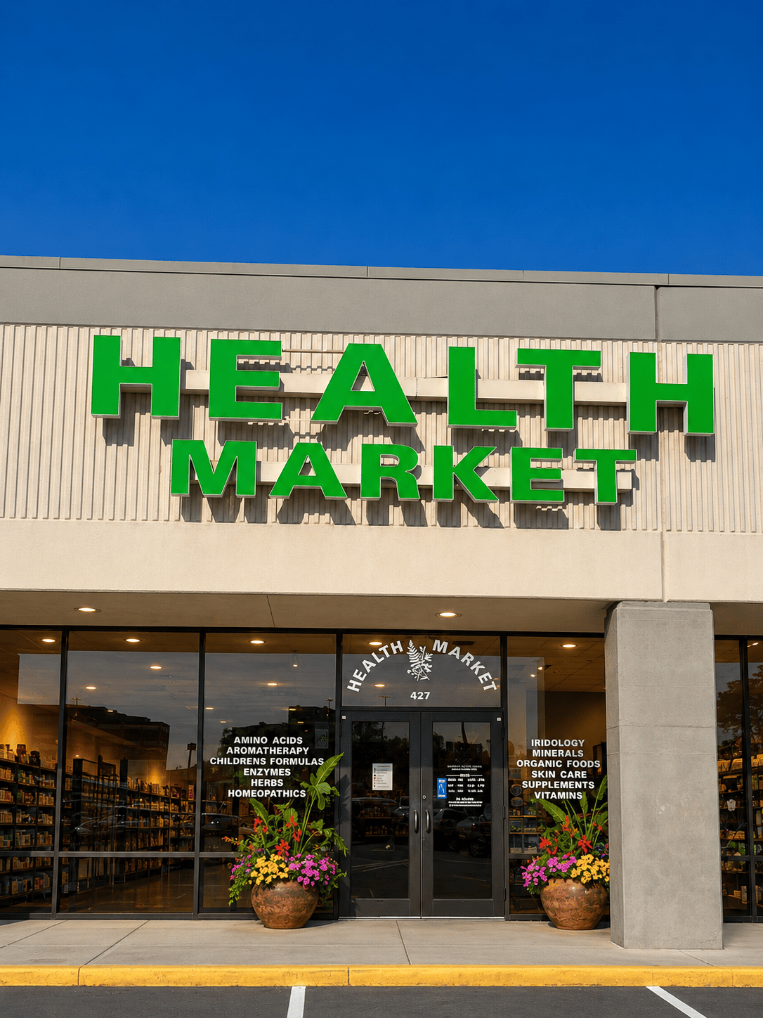 The Woodlands Health Market storefront